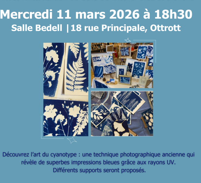 Atelier cyanotype