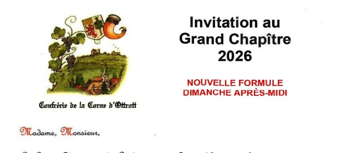 Grand Chapitre de la Confrérie de la Corne
