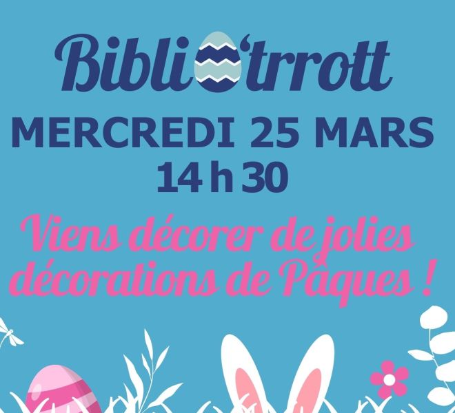 Animation bibliothèque