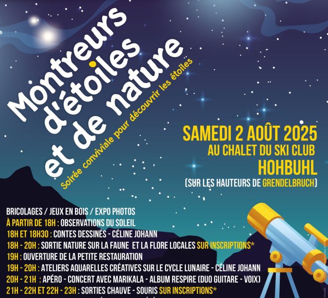 Montreurs d'étoiles et de nature